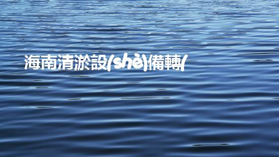 海南清淤設(shè)備轉(zhuǎn)讓：解放海島之困，揭秘神奇淤泥清道機(jī)！